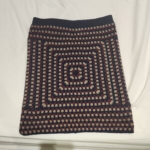 Embellished Black Mini Pencil Skirt for Cocktail